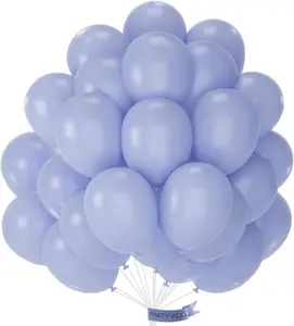 PartyWoo Dusty Purple Balloons 50pcs 12 Inch Lavender Lilac Boho Neutral Balloons for Graduation Baby Shower Bridal Shower Wedding Engagement Cat Tornado Theme Birthday Party Decorations Purple-F49
