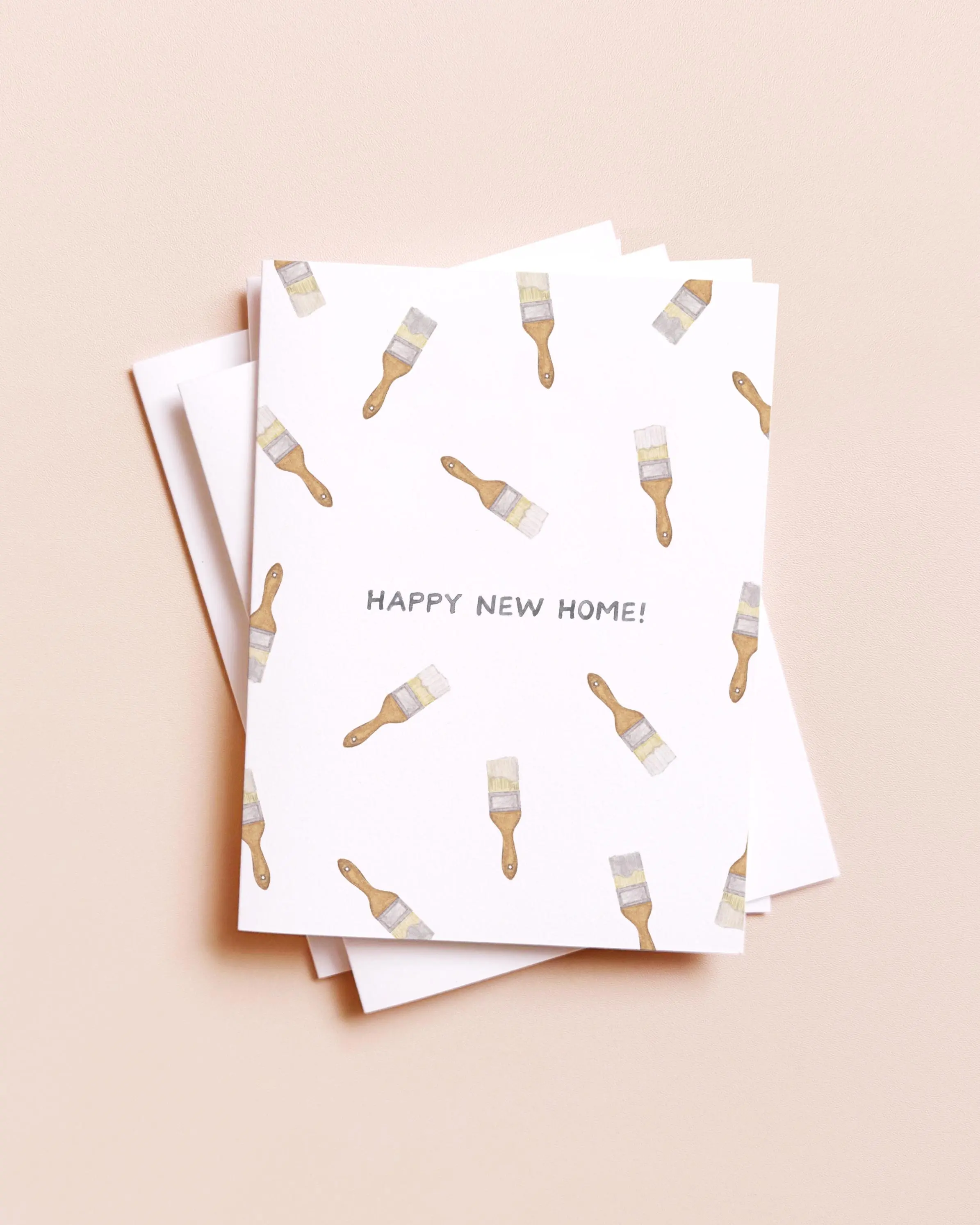 New Home Paints — Funny Housewarming Congrats Card
