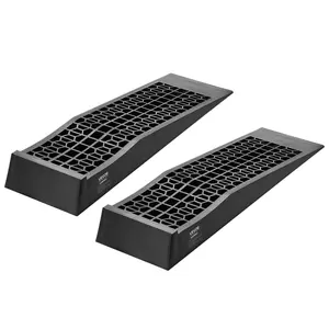 VEVOR Car Ramps (2 PCS), 20000 lbs GVW Capacity, 2.56 in Lift Height, Portable Low Profile Tools and Gadgets for Home Garage Maintenance & Oil Changes, Heavy Duty for Low Chassis Vehicles