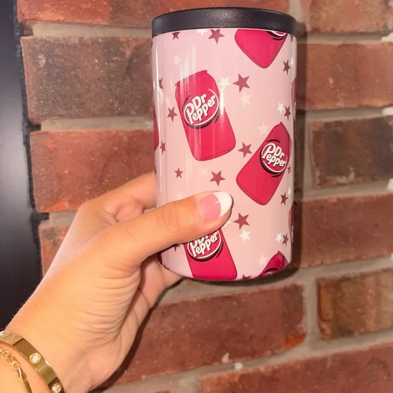 Dr. Pepper Can Cooler