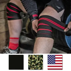 Harbinger 78" Red Line Weight Lifting Knee Wraps