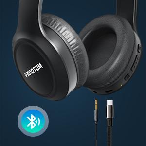 VANOTOM Wireless Headphone Foldable Over Ear Bluetooth for Gaming,Headphones bluetooth, Phones, Computers & Electronics Audio Headphone,Headphones bluetooth