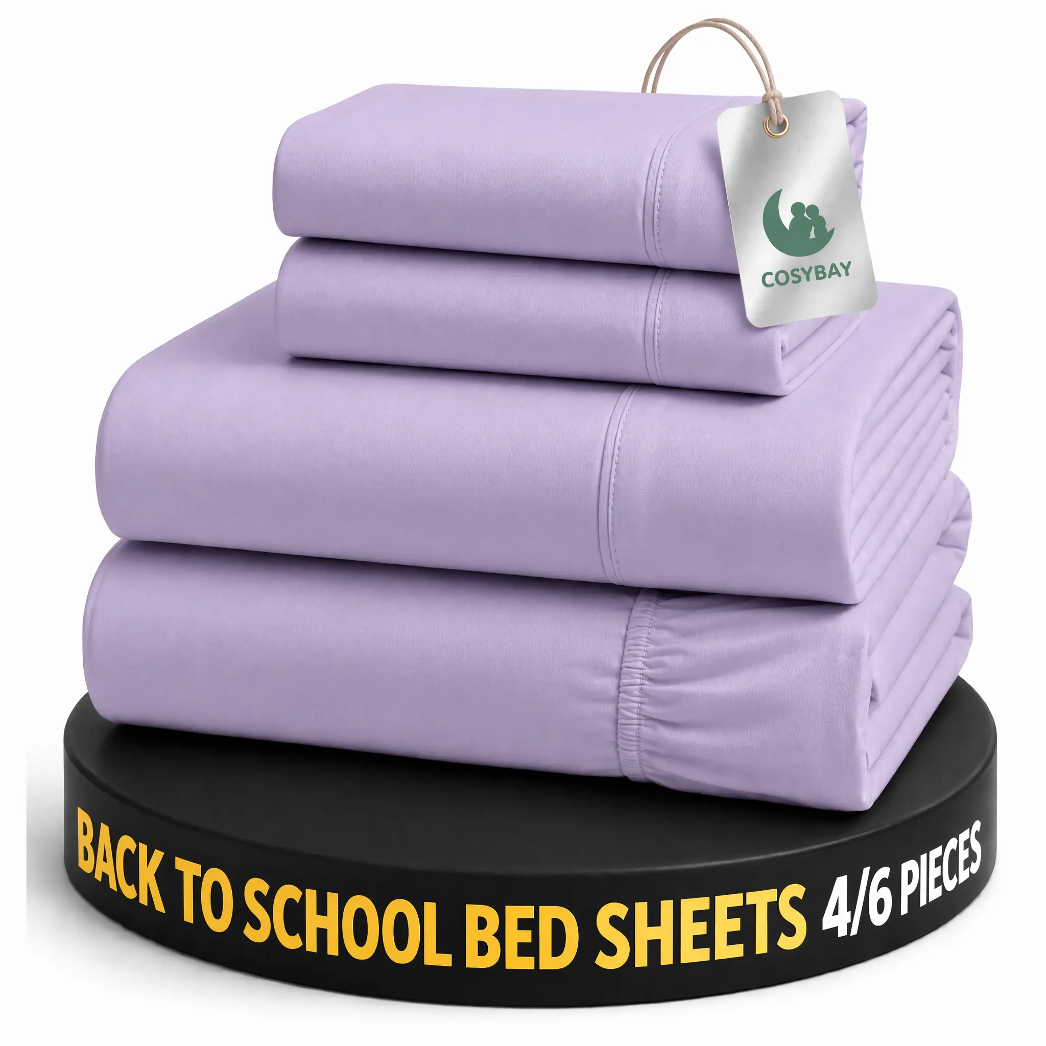 Cosybay Sheet Set,15" Extra Deep Pocket Premium Ultra Soft & Breathable Bed Sheets with Pillowcases- Hotel Luxury Bedding Collection - Flat Sheet & Fitted Sheet & Pillowcases & Pillow Shams- Wrinkle-Free, Easy Care,#homeessentials #TikTokShopBackToSchool