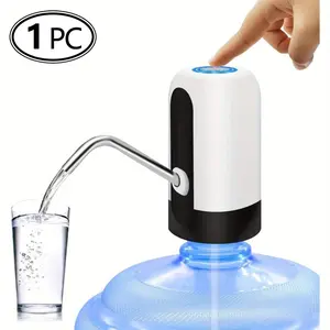 5-Gallon Barrel Water Pump - USB Powered Portable Dispenser for Home, Office, Travel & Kitchen Use, Practical Water Helper with Data Cable