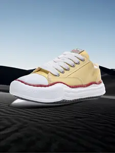 2026 New Unisex Chunky Platform Canvas Sneakers Fashion Trendy Casual Shoes Thick Sole Height Increasing Beige Must Have Essential