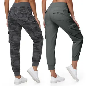 1/2 PACK YSENTO Women's Cargo Pants Casual Lightweight Hiking Outdoor Pants Quick Dry Travel Sweatpants Joggers Elastic Waist With Multiple Pockets  #Monther's DAY