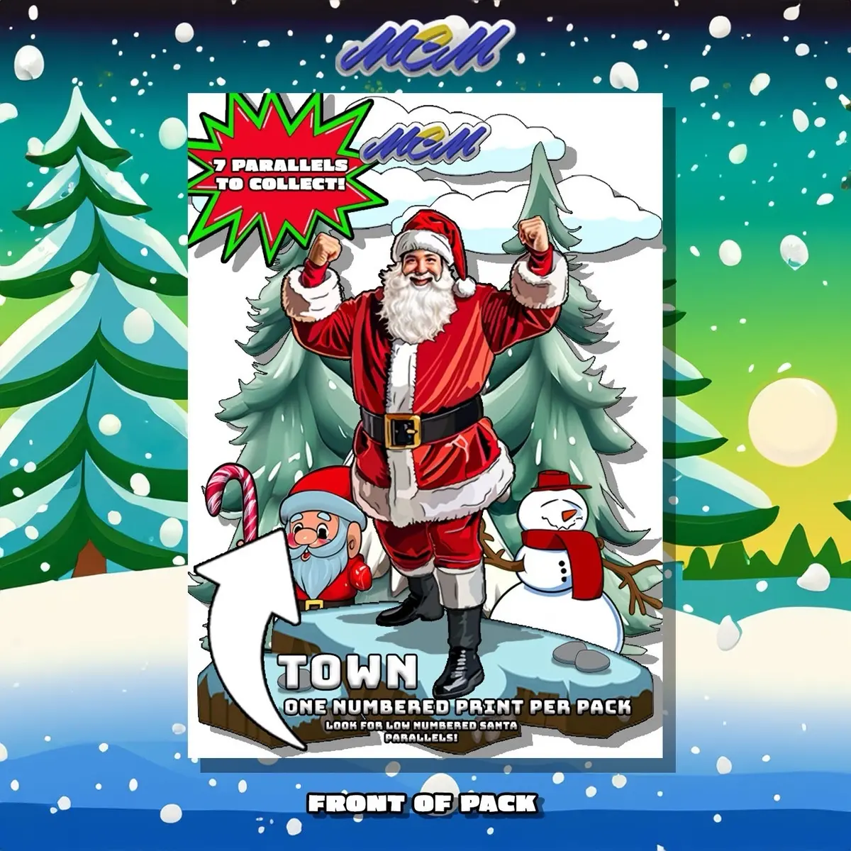 Uptown Featuring Santa Claus - Trading Card Series