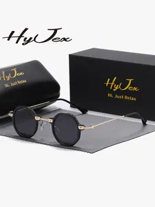HyJex 1 Piece Unisex Vintage Chic Full Frame Sunglasses Literary Vibe Round Frame Sunglasses UV400