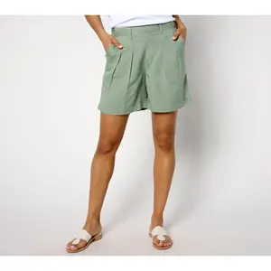 AnyBody Regular Sueded Twill Utility Short