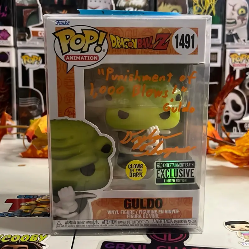 Funko Pop! Autographed DBZ Guldo Signed By Dylan Thompson