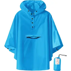 L-QE037  Lightweight Kids Rain Poncho Jacket Waterproof Outwear Rain Coat