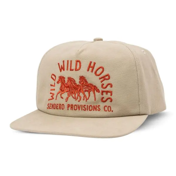 Sendero Provisions Co. Cotton Snapback Hat - Adjustable, Embroidered Design, Flat & Easily Curved Brim, Premium Quality Fashion Accessory