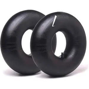 13 x 4.00-6'' [4.10/3.50-6''] Heavy Duty Replacement Inner Tube with TR-13 Straight Valve Stem (2-Pack) - for Wheelbarrows, Mowers, Hand  and More