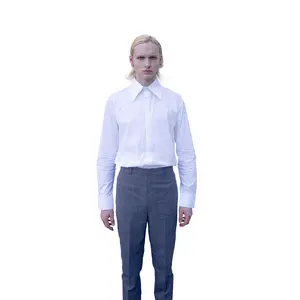 YVESLU High point shirts, Top Menswear Plain, Luxury Classic collar, High Fashion