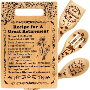 Retirement Gifts for Women Happy Retirement Farewell Going  Leaving Gifts for Female Woman Coworker Teachers  Boss Mom Grandma Friends Retirees  Boards for the Kitchen