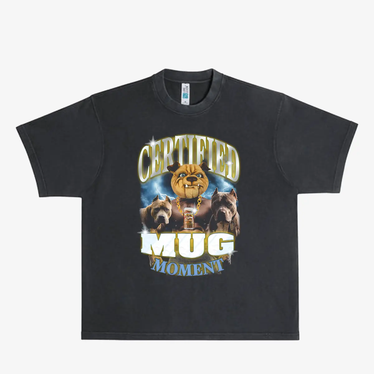 MUG® ROOT BEER: CERTIFIED MUG MOMENT TEE​ - BLACK