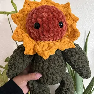 Sunflower buddy crochet plushie
