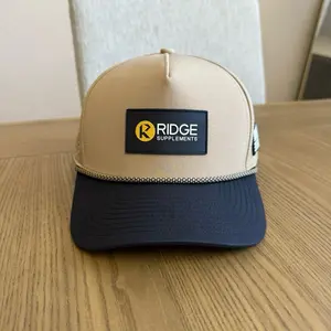 Ridge Supplements Premium SnapBack - Breathable Material, Adjustable Fit, USA Flag Patch, Classic Color Combinations, Versatile for Everyday Wear