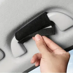 4pcs Universal Car Handle Covers, Soft Protective Cover, Car Roof Handle Cover, Car Interior Accessories For All Cars