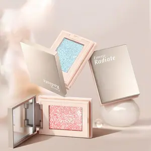 Multi-Purpose Powder with Low Saturation Pearlescent Glitter – Highlighter, Eyeshadow & Blush in One Versatile Makeup Set for Seamless Glow and Soft Dimension