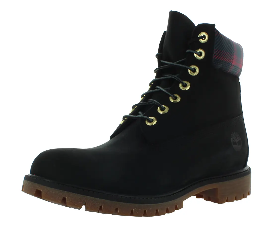 Timberland Men's 6-Inch Premium Boots, Classic Lace-Up Ankle Footwear with a Closed Round Toe Design, Laces