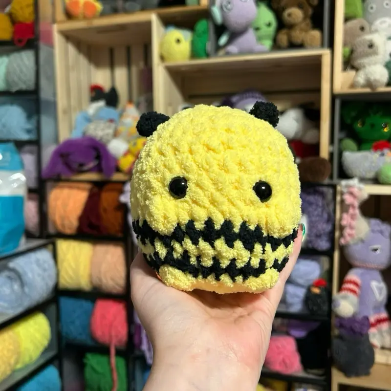 Handmade Crochet Chubby Bee Plushie