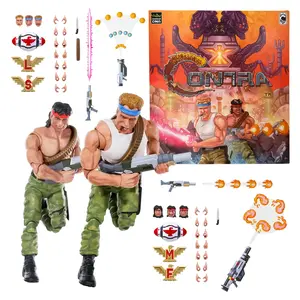 Contra Bill Rizer and Lance Bean Maximum Payload 1/12 Scale Action Figure Set