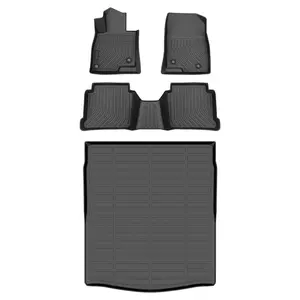 KELCSEECS Mazda 6 2014-2021 Floor Mats & Cargo Liners All-Weather TPE Front & Rear Row & Trunk Mats  Accessories Non-Slip Custom Fit Waterproof Easy Clean Eco-Friendly Safe Durable 3D Laser Scans