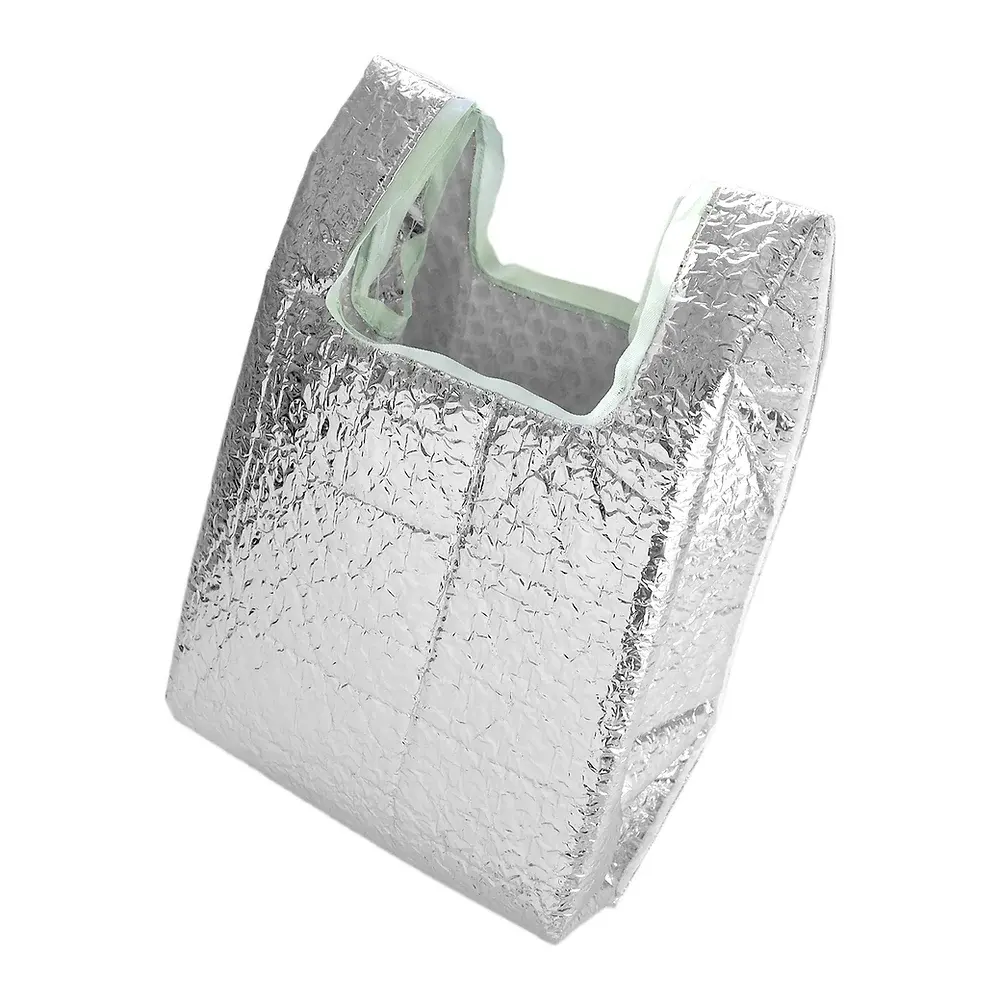 Metallic Bag, Repurposed Insulation Bubble Mailers