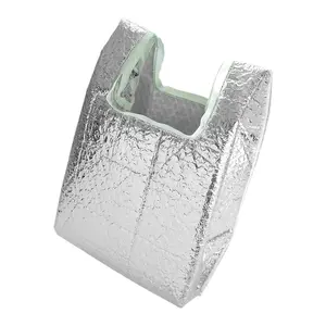 Metallic Bag, Repurposed Insulation Bubble Mailers