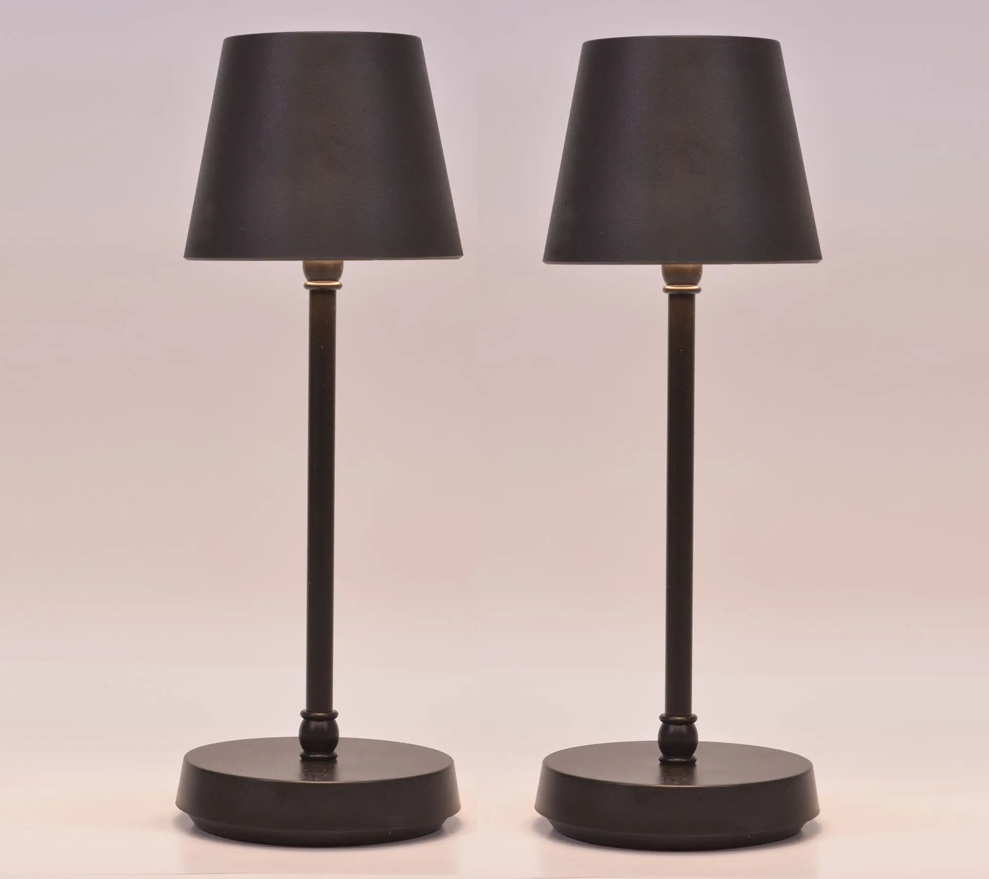 SecureBrite Set of 2 Rechargeable Indoor/Outdoor 12" Touch Lamp