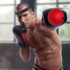 Boxing Head-mounted Combat Speed Ball, Boxing Reflex Ball, Boxing Speed Trainer, Suitable for Home Fitness Exercise Boxing, Leisure & Outdoor Recreation Equipment