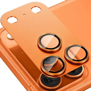 Aluminum Alloy Metal Lens Protector Film for iPhone 17 Pro / iPhone 17 Pro Max Re Camera ,Smartphone Camera Accessories , Cell Phone Accessories