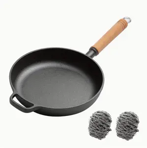 Commercial Cast Iron Danish Pancake Pan for Authentic Cooking Results Heavy Duty Nonstick Oil Griddle Indoor Outdoor Use