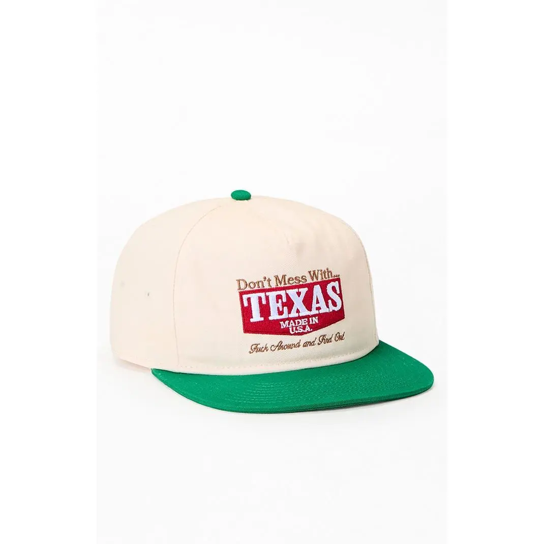 Pacsun Men's Don't Mess With Texas Golfer Snapback Hat Pacsun Men's Don't Mess With Texas Golfer Snapback Hat