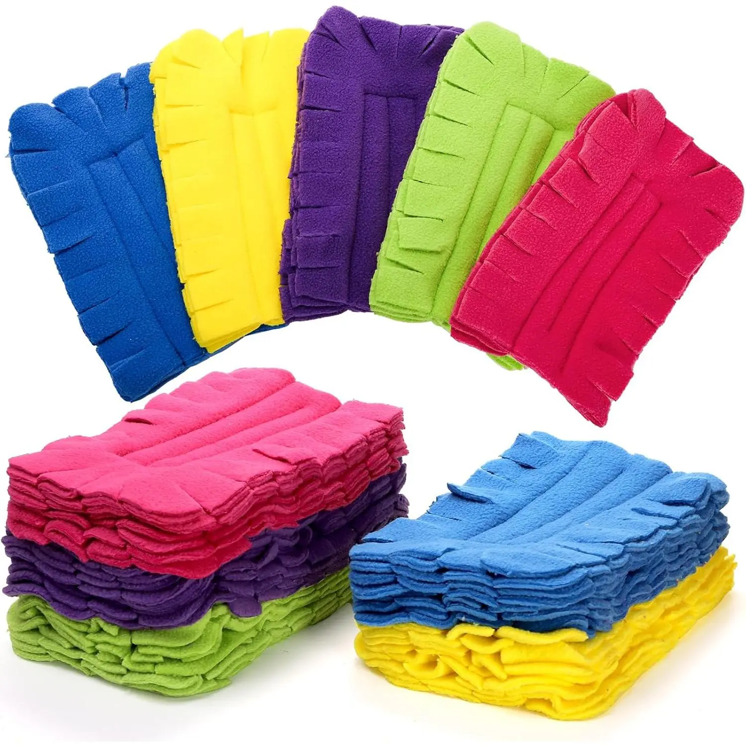 15 count  Duster Refill, 360? Heavy Duty Fleece Duster Pads Refills, Washable Hand Dusters Pads for Cleaning Ceiling, Fan Hardwoods Window Kitchen Floor