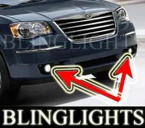 For 2008 2009 2010 Chrysler Grand Voyager Xenon Halogen Foglamps Foglights Driving Fog Lamps Lights Kit