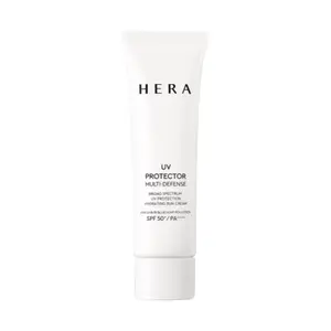 HERA UV Protector Multi-Defense SPF50+/PA++++ 50G Gentle Daily Sunscreen Cream for All Skin Types with 5 Layers of Defense System & Anti-Aging Benefits