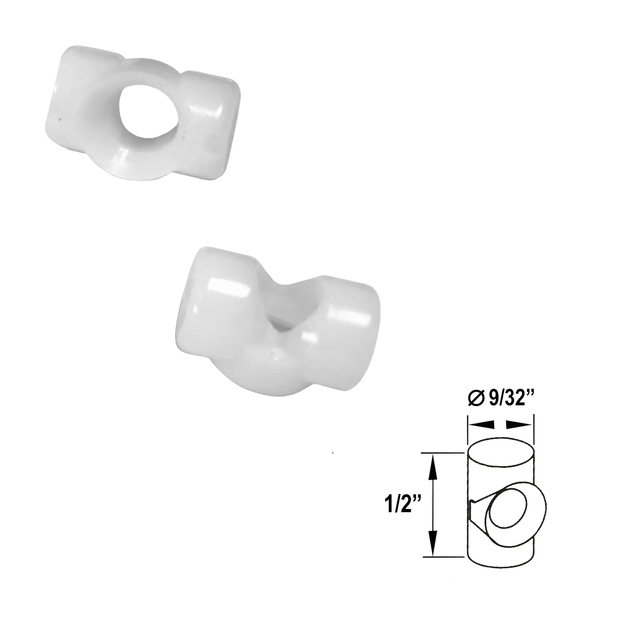 Gordon Glass® Hinge Plug Pivot Bushing for Continuous Hinge Shower Doors