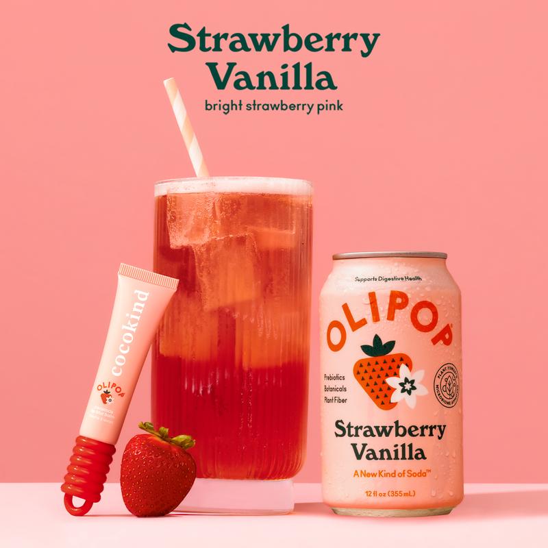 Cocokind Ceramide Lip Blur Balm - Nourishing & Smooth Formula with 10 Sheer Glossy Shades including 7 unflavored and 3 new OLIPOP flavors