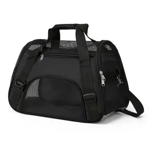 Pet Large Capacity Carrier Bag Portable Dog Cat Travel Backpack With Shoulder Strap Handle For Pet Travel Comfortable & Versatile