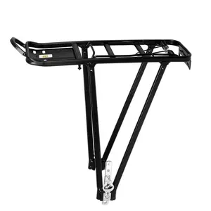 Bike Rear Rack, Aluminum Alloy Bicycles Cargo Rack Rear Back Seat Luggage Rack Holder Carrier for Pannier Bag, Luggage