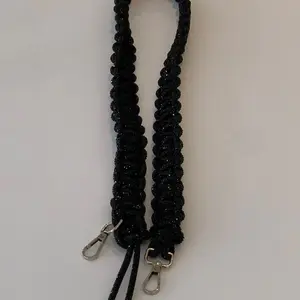 Black Crystal Purse Strap