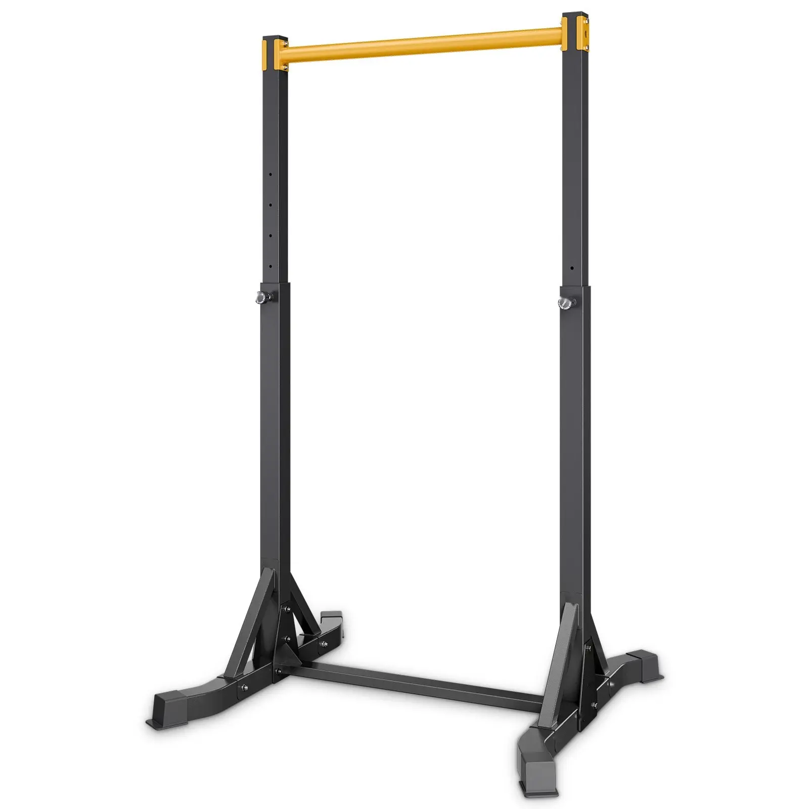 Heavy-Duty Portable Pull-Up Bar Station, 330 LBS Capacity, Free-Standing H-Frame With Steel Tube Construction, 8-Position Adjustable Height, Ideal For Arms, Back, And Chest Training, Home Gym Fitness Equipment