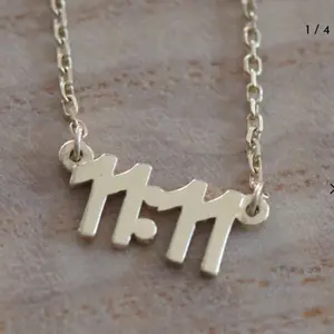 11:11 14K Gold Necklace