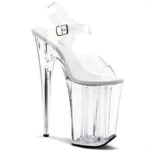 9 Inch Heel INFINITY-908 Clear