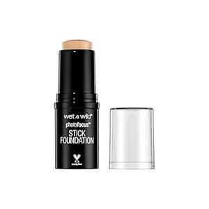 wet n wild Photo Focus Matte Foundation Stick Makeup, Soft Beige | Vegan & Cruelty-Free