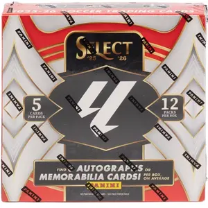 1 (ONE) PACK - 2025/26 Panini Select La Liga Soccer Hobby