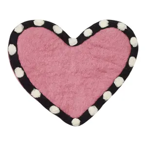 Wool Trivet - Mary Engelbreit Heart