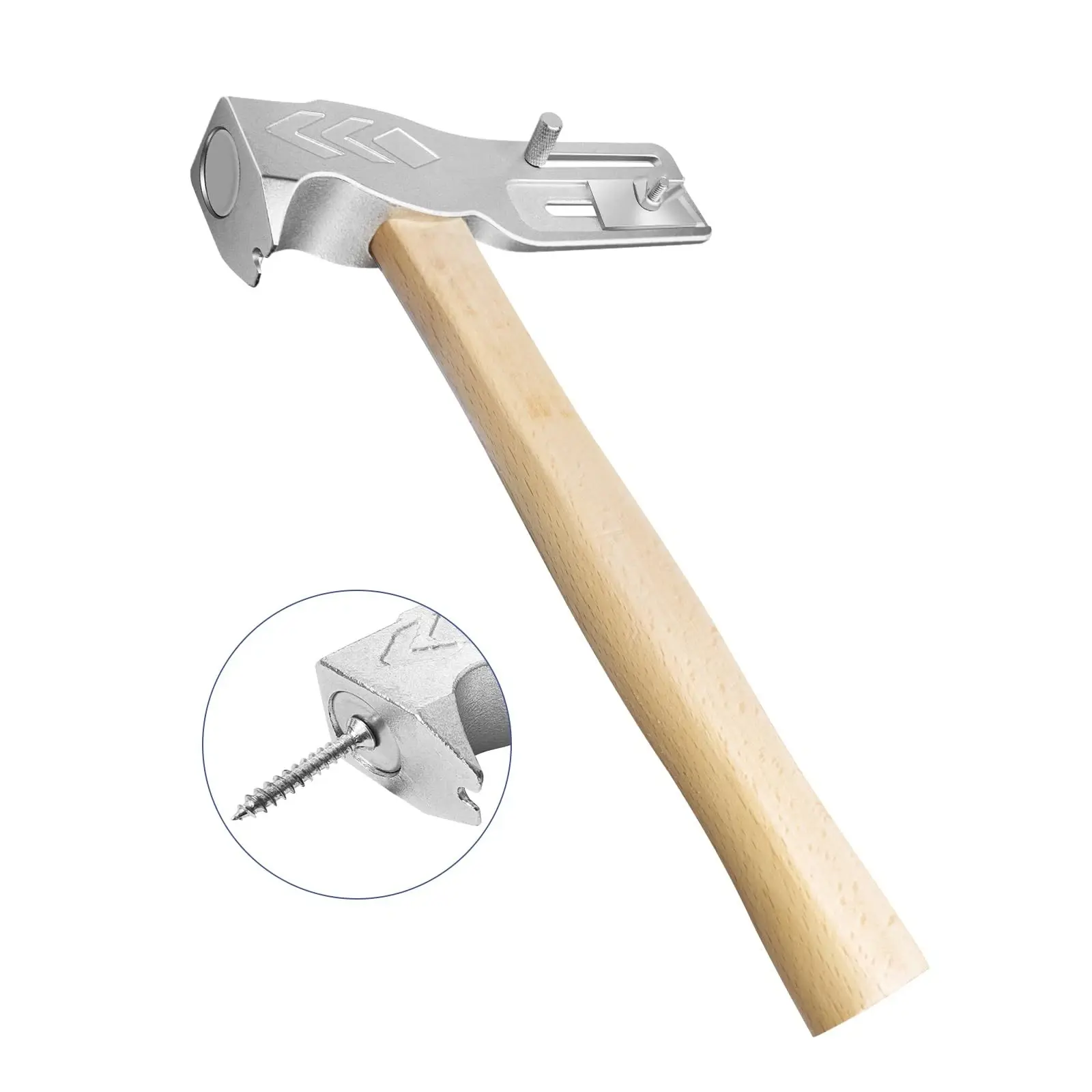 Ergonomic Magnetic Roofing Hatchet - Quick Repair Hammer Tool